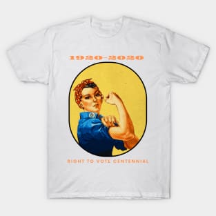 1920-2020 Right to Vote Centennial 100th Anniversary of 19th Amendment T-Shirt